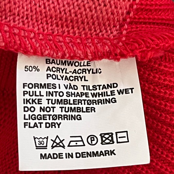 Skovhuss tone red sweater M - Picture 9 of 9